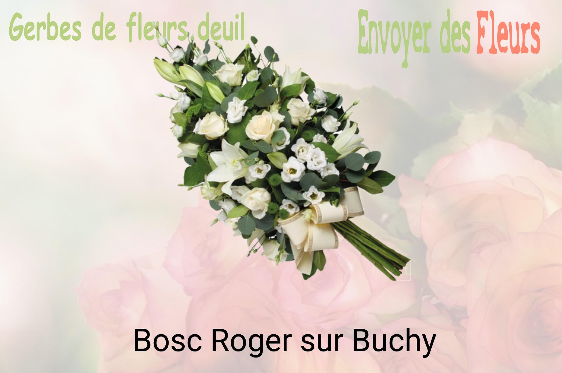 Gerbe de fleurs de deuil livrée à Bosc-Roger-sur-Buchy